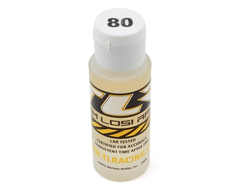 Team Losi Racing Silicone Shock Oil (2oz) (80wt)