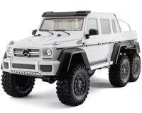 Traxxas TRX-6 1/10 6x6 Trail Crawler Truck w/Mercedes-Benz G 63 AMG Body (White) w/TQi 2.4GHz Radio