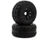 UpGrade RC Belted Street Radials 2.9" Pre-Mounted Tires for Traxxas® MAXX® (2) (Regular & Wide Offset Hexes Included)