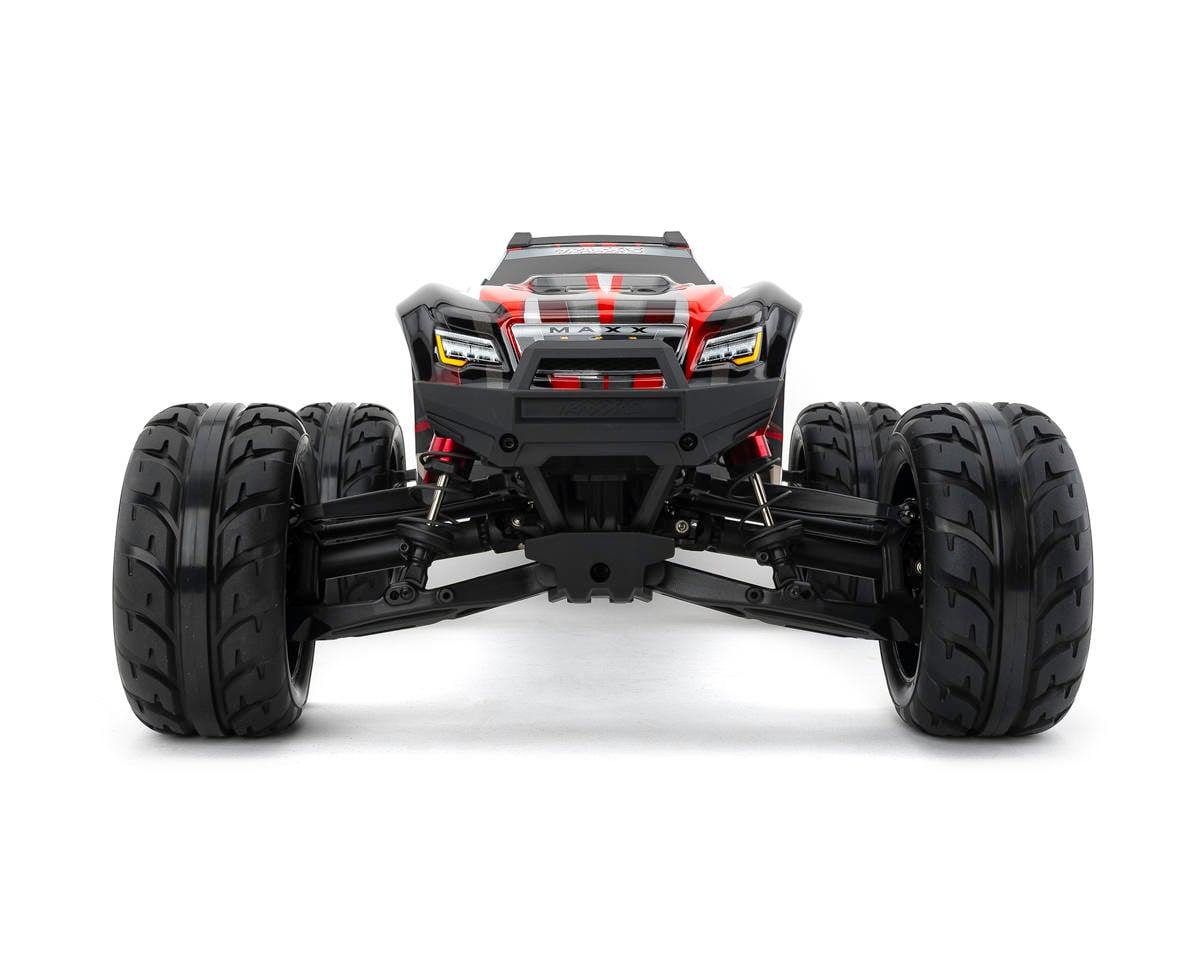 UpGrade RC Belted Street Radials 2.9" Pre-Mounted Tires for Traxxas® MAXX® (2) (Regular & Wide Offset Hexes Included)