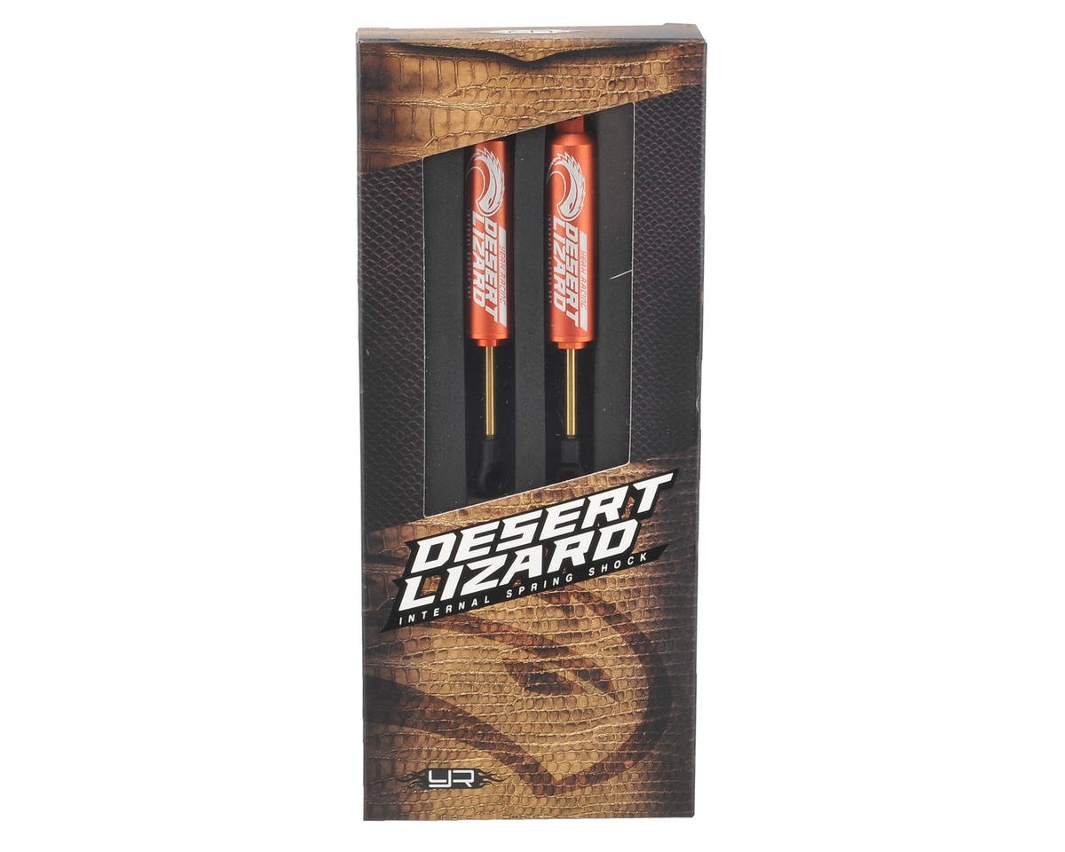 Yeah Racing 90mm Desert Lizard Two Stage Internal Spring Shock (2) (Orange)