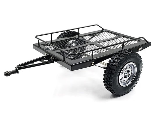 Yeah Racing 1/10 Heavy Duty Metal Hitch Mount Trailer (11.22 Inches)